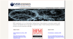 Desktop Screenshot of msrinvestments.com